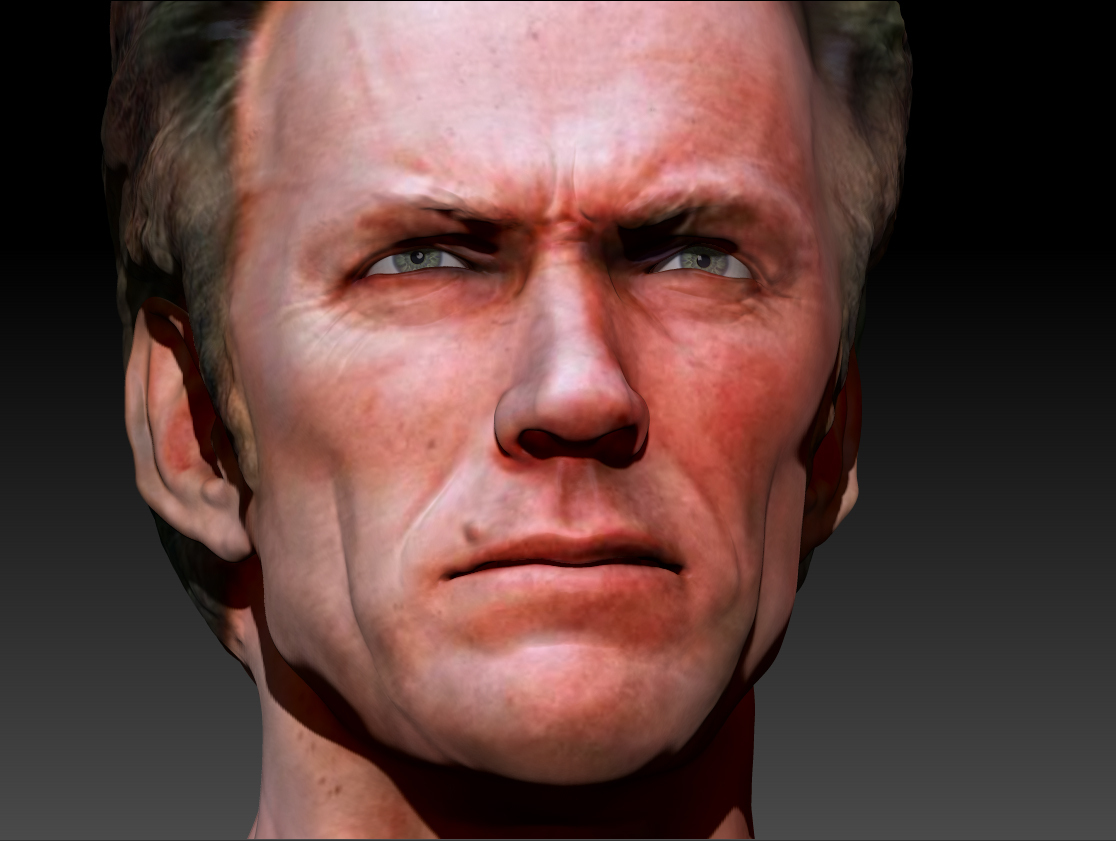 Download STL File Clint Eastwood Textured 3d Print Bust 3D Printable Download STL File Clint Eastwood Textured 3d Print Bust 3D Printable